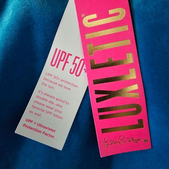 Lilly Pulitzer Luxletic Weekender Velour Tank Top Size M - Picture 6 of 7